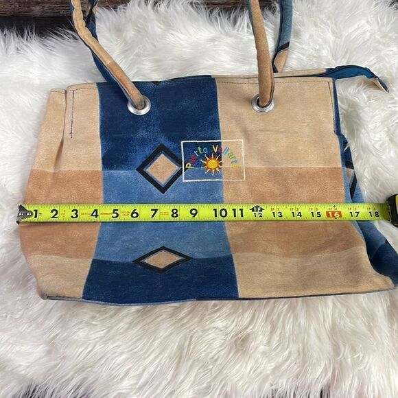 Ladies Large Tote Bag, Puerto Vallarta Embroidered Emblem - Picture 8 of 9